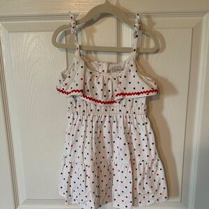Janie and Jack White Dress with Star Accents